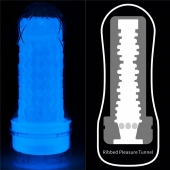 Светящийся в темноте мастурбатор Lumino Play Masturbator Ribbed - Lovetoy - в Пензе купить с доставкой