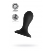 Черная анальная втулка Hidro S - 8,5 см. - Erotist Adult Toys