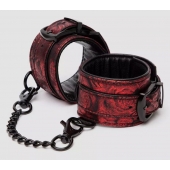 Красно-черные наручники Reversible Faux Leather Wrist Cuffs - Fifty Shades of Grey - купить с доставкой в Пензе