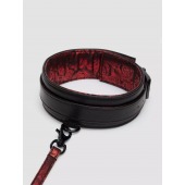 Стильный ошейник с поводком Reversible Faux Leather Collar and Lead - Fifty Shades of Grey - купить с доставкой в Пензе