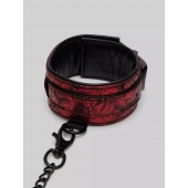 Красно-черные оковы Reversible Faux Leather Ankle Cuffs - Fifty Shades of Grey - купить с доставкой в Пензе