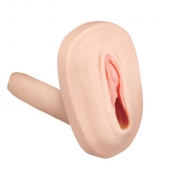 Мастурбатор-вагина с вибрацией и выносным пультом управления REALSTUFF SMOOTH   BALD - Dream Toys - в Пензе купить с доставкой