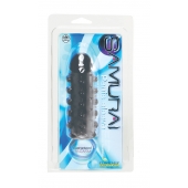 Дымчатая стимулирующая насадка с закрытой головкой SAMURAI PENIS SLEEVE BLACK - 14,5 см. - NMC - в Пензе купить с доставкой