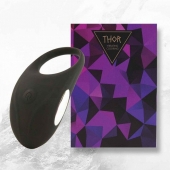 Черное эрекционное виброкольцо Thor Cockring - FeelzToys - в Пензе купить с доставкой