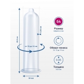 Презервативы MY.SIZE размер 64 - 3 шт. - My.Size - купить с доставкой в Пензе