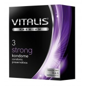 Презервативы с утолщенной стенкой VITALIS PREMIUM strong - 3 шт. - Vitalis - купить с доставкой в Пензе
