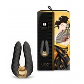 Черный двойной вибростимулятор AIKO с двумя моторами - Shunga