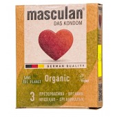 Экологически чистые презервативы Masculan Organic - 3 шт. - Masculan - купить с доставкой в Пензе