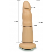 Телесная насадка Harness - 15,8 см. - LOVETOY (А-Полимер) - купить с доставкой в Пензе