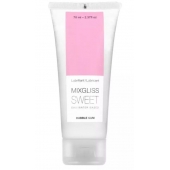 Смазка на водной основе Mixgliss Sweet с ароматом бабл-гам - 70 мл. - Mixgliss - купить с доставкой в Пензе