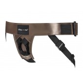 Бронзовый пояс для насадок Curious Harness - Strap-on-me - купить с доставкой в Пензе