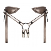 Бронзовый пояс для насадок Desirous Harness - Strap-on-me - купить с доставкой в Пензе