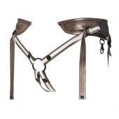 Бронзовый пояс для насадок Desirous Harness - Strap-on-me - купить с доставкой в Пензе