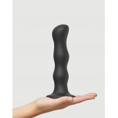 Черная насадка Strap-On-Me Dildo Geisha Balls size XL - Strap-on-me - купить с доставкой в Пензе