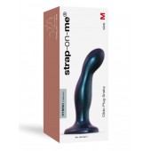 Темно-синяя насадка Strap-On-Me Dildo Plug Snaky size M - Strap-on-me - купить с доставкой в Пензе