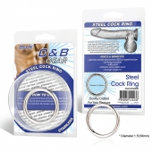 Стальное эрекционное кольцо STEEL COCK RING - 4.5 см. - BlueLine - в Пензе купить с доставкой