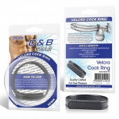Кольцо на пенис из искусственной кожи на липучке VELCRO COCK RING - 5 см. - BlueLine - в Пензе купить с доставкой