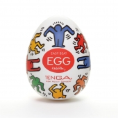 Мастурбатор-яйцо Keith Haring EGG DANCE - Tenga - в Пензе купить с доставкой