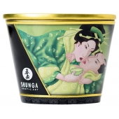 Массажная свеча Exotic Green Tea с ароматом зелёного чая - 170 мл. - Shunga - купить с доставкой в Пензе