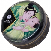 Массажная свеча Exotic Green Tea с ароматом зелёного чая - 30 мл. - Shunga - купить с доставкой в Пензе