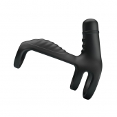 Черная вибронасадка на пенис Vibrating Penis Sling - Baile - в Пензе купить с доставкой