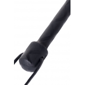 Чёрный стек с фигуркой леопарда на наконечнике - 21 см. - ToyFa - купить с доставкой в Пензе