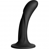 Черная изогнутая насадка Vac-U-Lock G-Spot - 16,5 см. - Doc Johnson - купить с доставкой в Пензе