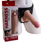 Страпон в подарочной упаковке: трусики с плугом и фаллоимитатор-насадка - 16 см. - LOVETOY (А-Полимер) - купить с доставкой в Пензе