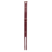 Бордовый ремень Halo Waist Belt - размер L-XL - Shots Media BV - купить с доставкой в Пензе