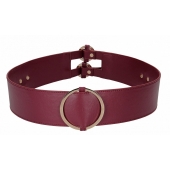 Бордовый ремень Halo Waist Belt - размер L-XL - Shots Media BV - купить с доставкой в Пензе