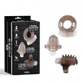 Набор из 3 дымчатых эрекционных колец с вибрацией Teasers Ring Kit - Chisa - в Пензе купить с доставкой