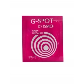 Стимулирующий интимный крем для женщин Cosmo G-spot - 2 гр. - Биоритм - купить с доставкой в Пензе