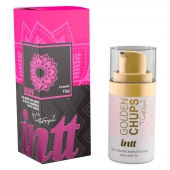 Возбуждающий гель Golden Chups с малиновым ароматом - 17 мл. - INTT - купить с доставкой в Пензе