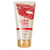Интимный гель на водной основе Lube Tube Hot с разогревающим эффектом - 150 мл. - ORGIE - купить с доставкой в Пензе