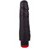 Вибратор-реалистик LOVETOY черного цвета - 17,5 см. - LOVETOY (А-Полимер)