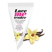 Съедобное согревающее массажное масло Love Me Tender Vanilla с ароматом ванили - 10 мл. - Love to Love - купить с доставкой в Пензе