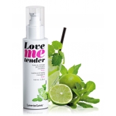 Съедобное согревающее массажное масло Love Me Tender Mojito с ароматом мохито - 100 мл. - Love to Love - купить с доставкой в Пензе