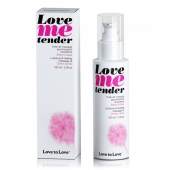 Съедобное согревающее массажное масло Love Me Tender Cotton Candy с ароматом сладкой ваты - 100 мл. - Love to Love - купить с доставкой в Пензе
