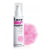 Съедобное согревающее массажное масло Love Me Tender Cotton Candy с ароматом сладкой ваты - 100 мл. - Love to Love - купить с доставкой в Пензе