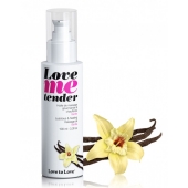 Съедобное согревающее массажное масло Love Me Tender Vanilla с ароматом ванили - 100 мл. - Love to Love - купить с доставкой в Пензе