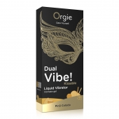 Съедобный гель Dual Vibe Pina Colada с эффектом вибрации и вкусом коктейля пина колада - 15 мл. - ORGIE - купить с доставкой в Пензе