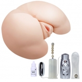 Вибрирующий мастурбатор-попка с ротацией и пультом управления - Baile - в Пензе купить с доставкой