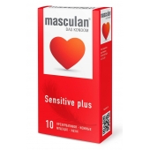 Презервативы Masculan Sensitive plus - 10 шт. - Masculan - купить с доставкой в Пензе
