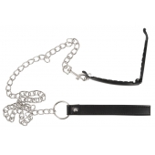 Зажим для половых губ с поводком Pussy Clamp With A Leash - Orion - купить с доставкой в Пензе