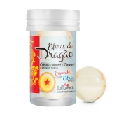 Интимный гель Esferas do Dragao Hot Ball с охлаждающе-разогревающим эффектом (2 шарика по 3 гр.) - HotFlowers - купить с доставкой в Пензе