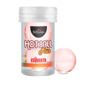 Лубрикант на масляной основе Hot Ball Plus с разогревающим эффектом (2 шарика по 3 гр.) - HotFlowers - купить с доставкой в Пензе