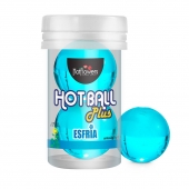 Лубрикант на масляной основе Hot Ball Plus с охлаждающим эффектом (2 шарика по 3 гр.) - HotFlowers - купить с доставкой в Пензе