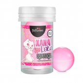 Лубрикант на силиконовой основе с эффектом вибрации Xana Loka Hot Ball (2 шарика по 3 гр.) - HotFlowers - купить с доставкой в Пензе