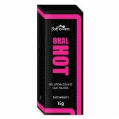 Гель для оральных ласк Oral Hot с согревающим эффектом - 15 гр. - HotFlowers - купить с доставкой в Пензе