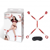 Красная фиксация на матрас Classic Bedspreader - Lux Fetish - купить с доставкой в Пензе